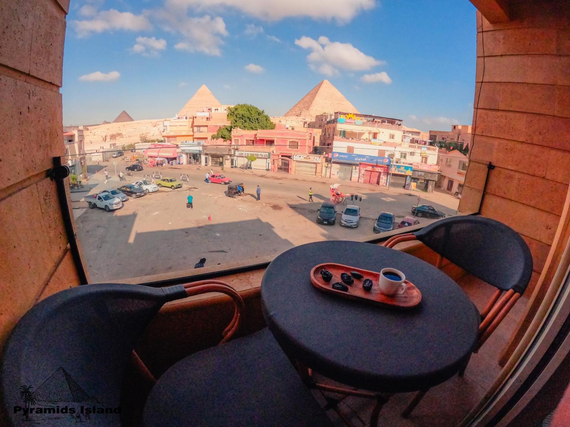 Bed and Breakfast Pyramids Island Kafret el-Gabal Exteriér fotografie